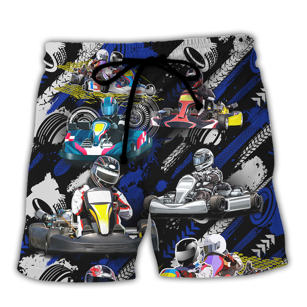 Karting Beach Shorts For Poolside Relaxation And Travel Ready Comfort
