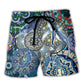 Scuba Diving Dive For Life Inspirational Quote Beach Shorts For Marine Inspired Outdoor Wear