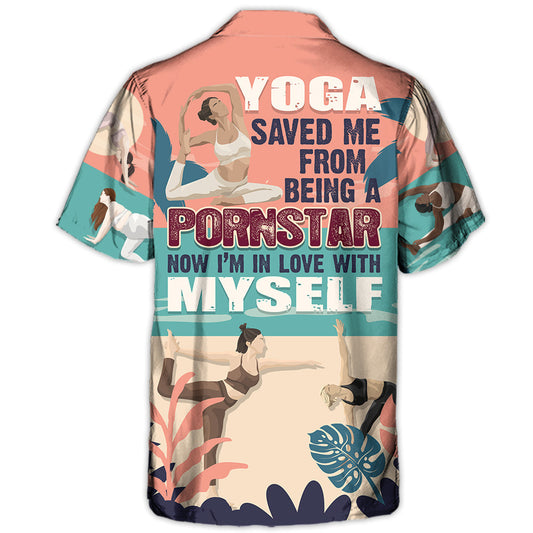 Yoga Am Hawaiian Shirt For Vacation Days And Relaxed Coastal Outings