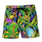 Festival Rio Carnival Colorful Celebration Vibe Beach Shorts For Resort Trips And Warm Weather Style