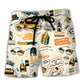 Camping Saved Me Funny Camper Lover Beach Shorts For Beach Days And Casual Outdoor Wear