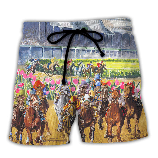 Horseback Riding Horse Beach Shorts For Coastal Adventures And Relaxed Casual Wear