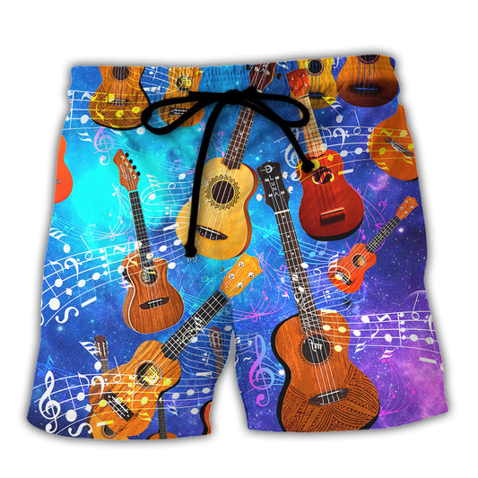 Guitar Beach Shorts For Holiday Cruises And Weekend Casual Style