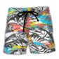 Fishing Saved Me Funny Hook Lover Beach Shorts For Resort Trips And Casual Comfort