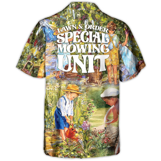 Gardening Lawn Hawaiian Shirt Creative Print View For Thoughtful Gifting