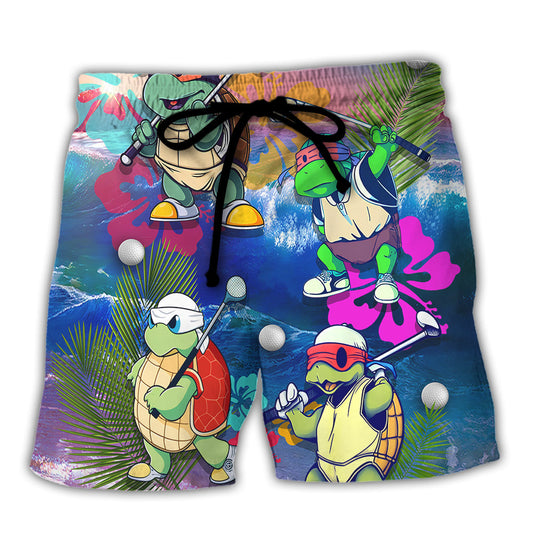 Coastal Golf Turtle Beach Shorts For Oceanfront Escapes And Thoughtful Gift Giving