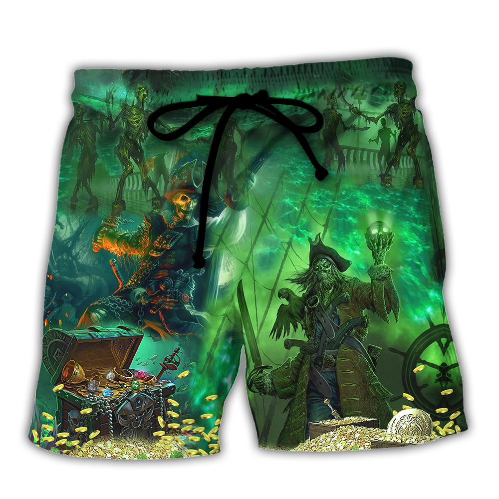 Irish Pirate Beach Shorts For Beach Days And Comfortable Daily Use