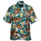 Fishing Beer Hawaiian Shirt Design View For Vacation Style