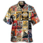 Motorcycle Bicycle Road Worth Two Shed Hawaiian Shirt For Summer Vacation And Beach Travel