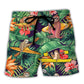 Kayaking Funny Sloth Kayaking Gets Me Wet Beach Shorts For Beach Days And Outdoor Activities