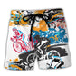 Bike Rides Funny Saved Me Biker Life Quote Beach Shorts For Coastal Drives And Casual Style