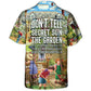 Vintage Gardening Plants Garden Hawaiian Shirt Pattern Detail For Summer Travel