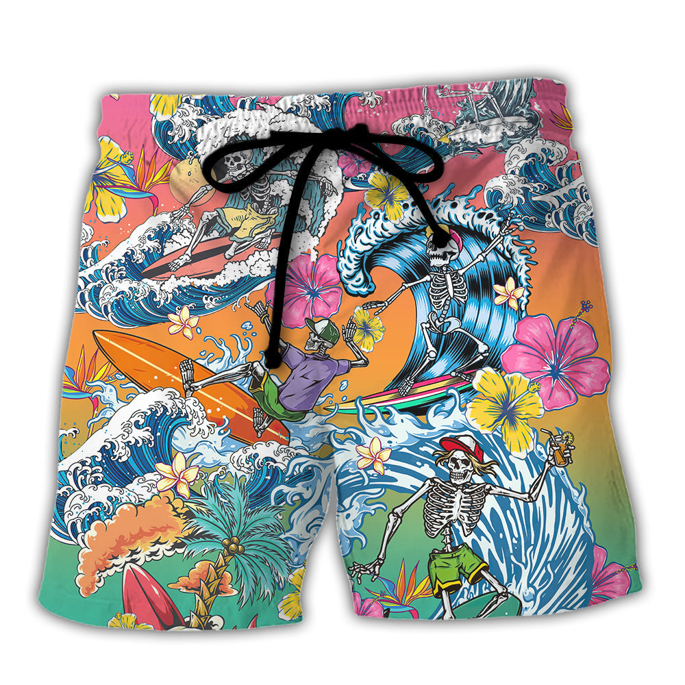 Paddleboarding Saved Me Funny Paddleboarder Beach Shorts For Seaside Travel And Relaxed Summer Wear