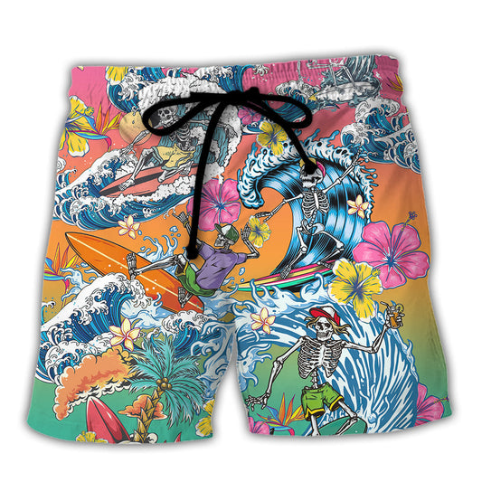 Paddleboarding Saved Me Funny Paddleboarder Beach Shorts For Seaside Travel And Relaxed Summer Wear