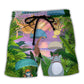 Spooky Parasailing Beach Shorts For Summer Vacations And Leisure And Relaxation