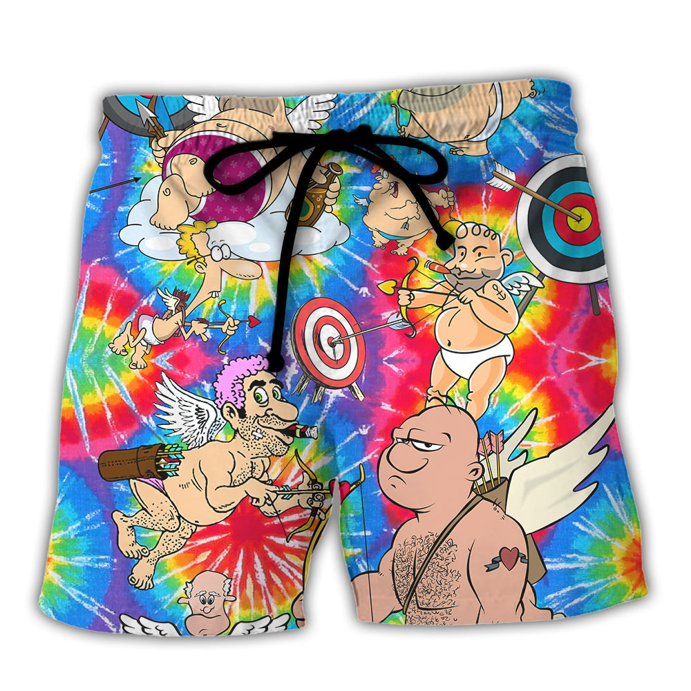 Archery Saved Me Now I'm Just An Archer Beach Shorts For Sunny Getaways And Casual Coastal Wear