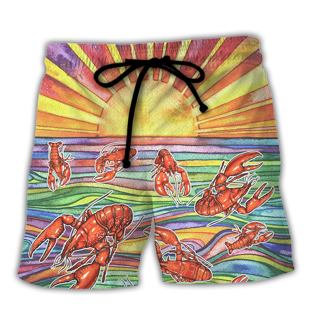 Lobster Beach Shorts For Coastal Adventures And Relaxed Casual Wear