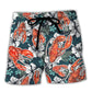 Tropical Lobster Beach Shorts For Tropical Holidays And Everyday Comfort