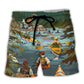 Kayaking Beach Shorts For Poolside Relaxation And Thoughtful Gift Giving