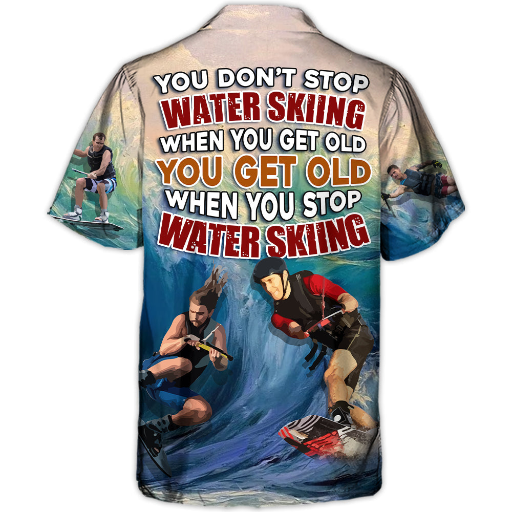 Waterskiing Water Outdoor Passion Hawaiian Shirt Tropical Styling View For Thoughtful Gifting