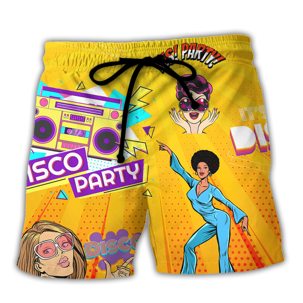 Disco Beach Shorts For Tropical Holidays And Lightweight Summer Style