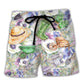 Vintage Gardening Beach Shorts For Summer Vacations And Easy Warm Weather Wear