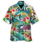 Parasailing Dog Hawaiian Shirt Relaxed Style View For Thoughtful Gifting