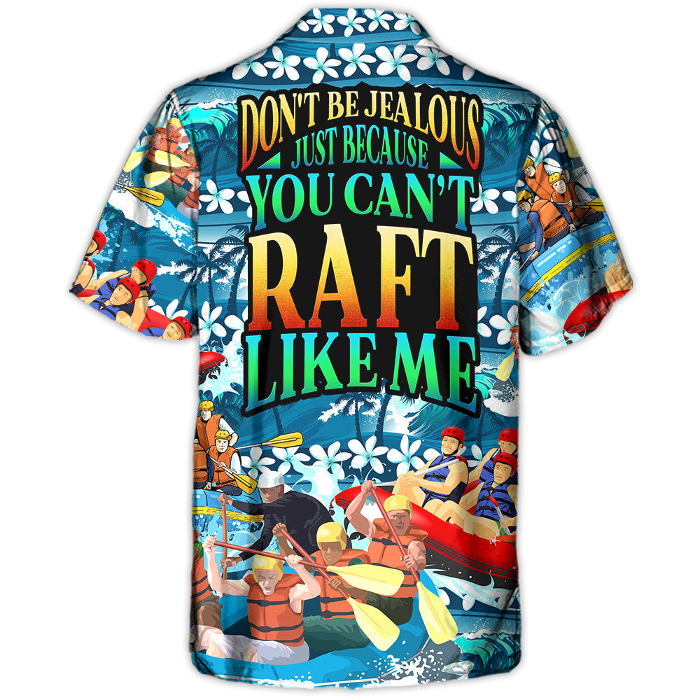 Rafting Adventure Graphic Hawaiian Shirt All Over Print Detail For Summer Travel
