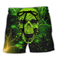 Skull Beach Shorts For Holiday Cruises And Weekend Casual Style