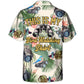 Bird Watching Hawaiian Shirt Collar And Front View For Weekend Trips