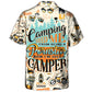 Camping Camper Hawaiian Shirt Design Detail For Beach Days And Holiday Travel