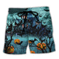Halloween Dark Beach Shorts For Weekend Travel And Everyday Comfort