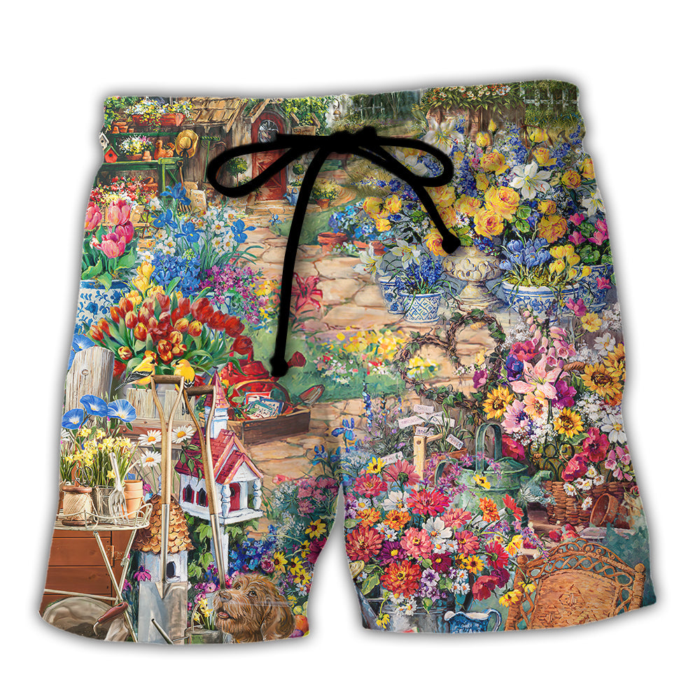 Gardening Beach Shorts For Holiday Cruises And Easy Warm Weather Wear