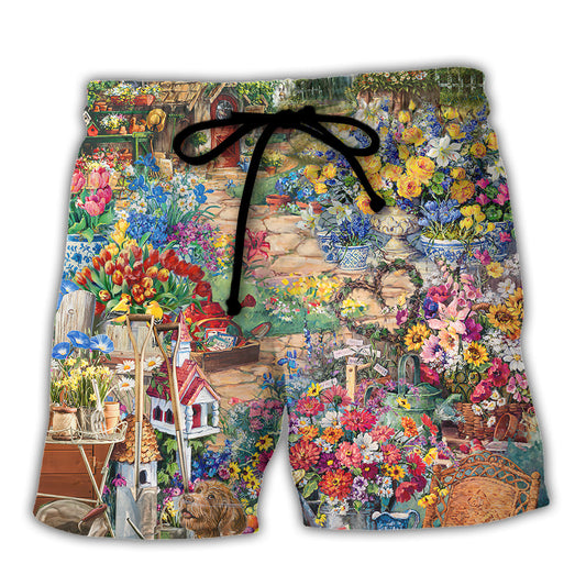 Gardening Beach Shorts For Holiday Cruises And Easy Warm Weather Wear
