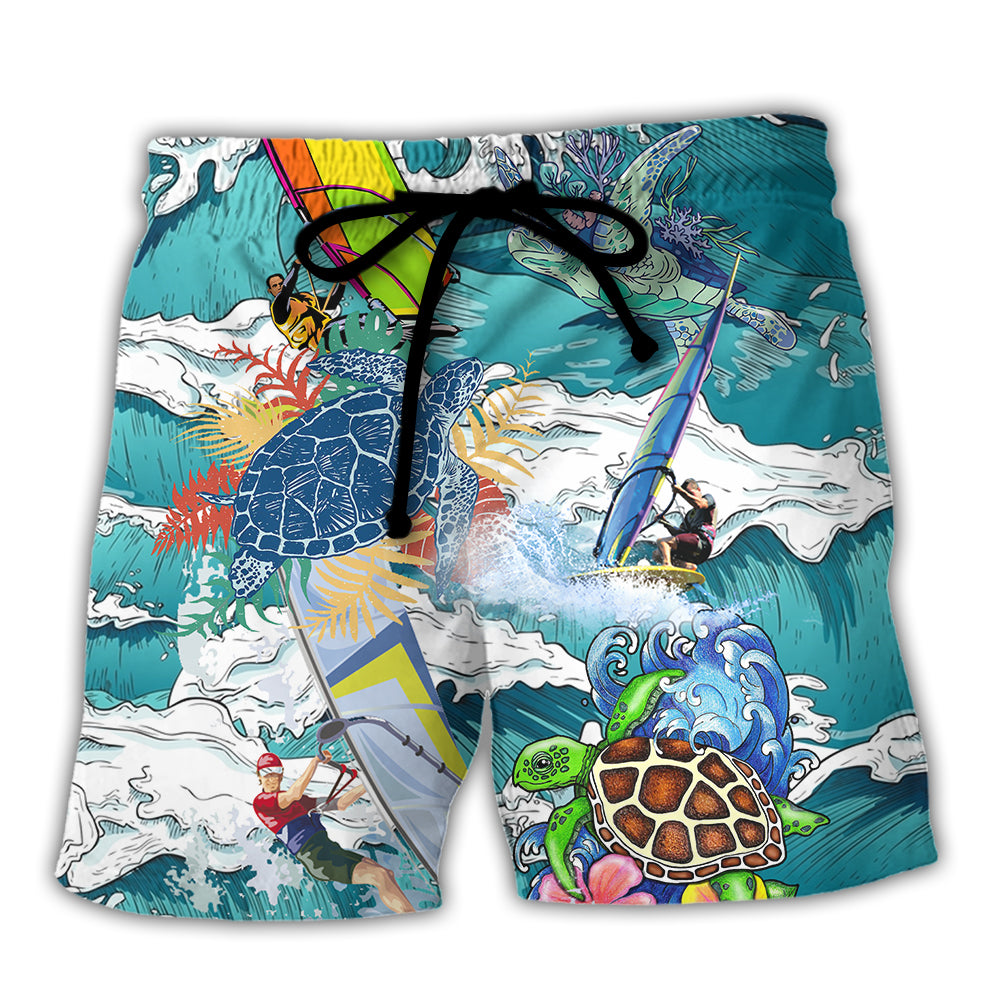 Windsurfing Wind Surfing Beach Shorts For Weekend Travel And Bright Seasonal Outfits