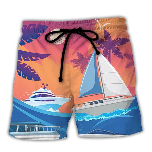 Coastal Yachting Beach Shorts For Oceanfront Escapes And Everyday Comfort