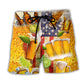Beer America Independence Day Style Beach Shorts For Warm Weather Holiday Style