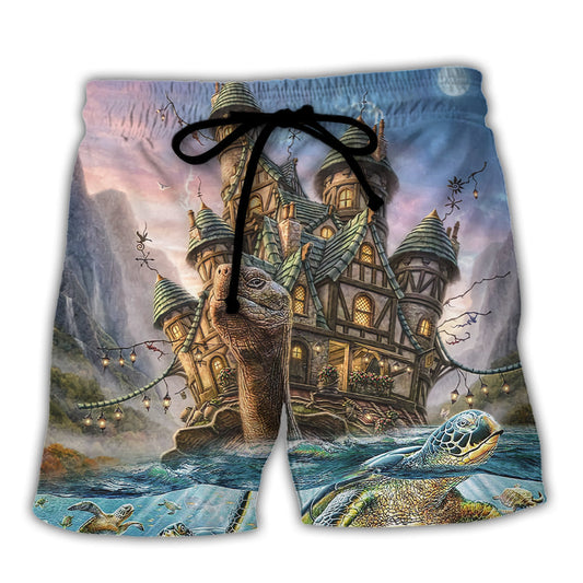 Ocean Turtle Beach Shorts For Casual Day Trips And Bright Seasonal Outfits