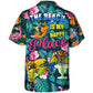 Tropical Funny Parrot Drinking Cocktails Beach Hawaiian Shirt Print Closeup For Summer Travel