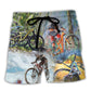Mountain Biking Don't Be Jealous Because I Ride Beach Shorts For Warm Weather Trips And Everyday Use