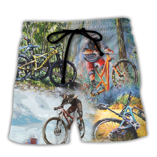 Mountain Biking Don't Be Jealous Because I Ride Beach Shorts For Warm Weather Trips And Everyday Use
