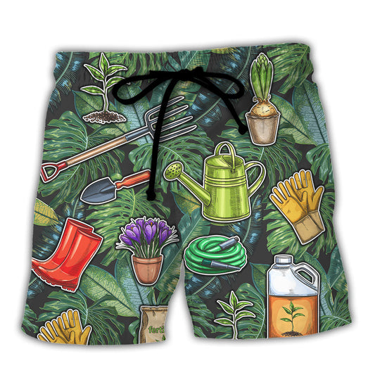 Vintage Gardening Beach Shorts For Holiday Cruises And Everyday Comfort