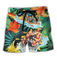 Tropical Rafting Beach Shorts For Oceanfront Escapes And Leisure And Relaxation