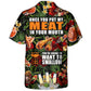 Funny Barbecue BBQ Grill Food Hawaiian Shirt Detailed Pattern View For Coastal Travel