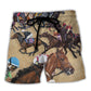 Horseback Riding Saved Me Now I'm Just A Beach Shorts For Sunny Getaways And Casual Coastal Wear