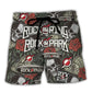 Rock Festival Music Lover Vibrant Style Beach Shorts For Musicians And Outdoor Comfort