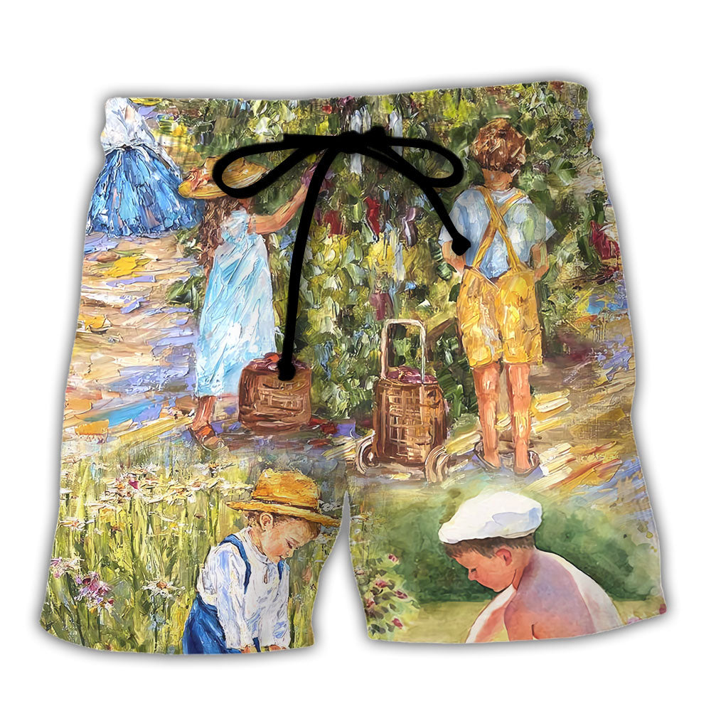 Gardening Lawn Care Beach Shorts For Coastal Adventures And Laid Back Styling