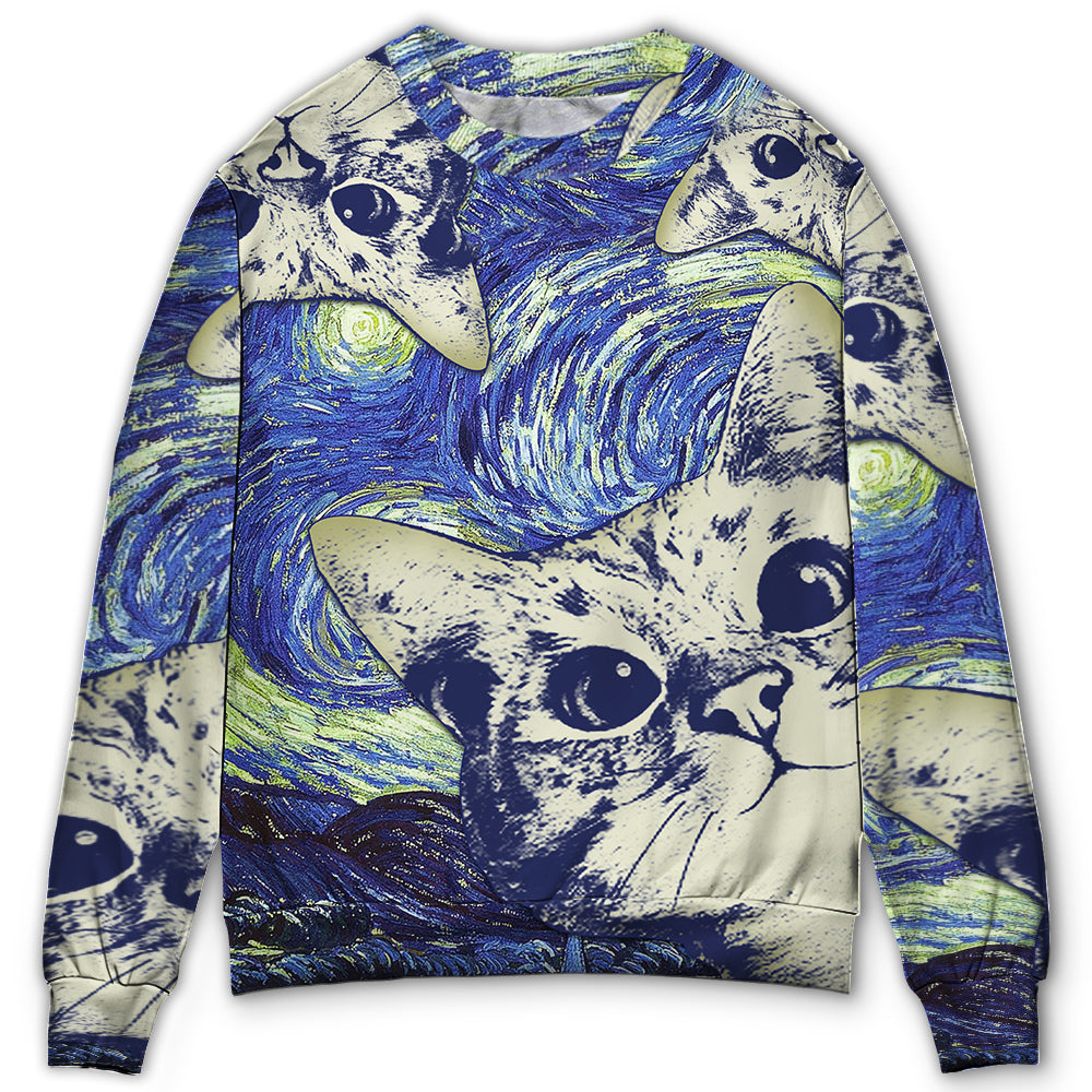 Cute Cat Sweater For Animal Lovers Casual Wear Holidays And Thoughtful Gifting