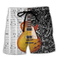 Guitar Musician Beach Shorts For Poolside Relaxation And Versatile Outdoor Wear