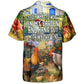 Vintage Gardening Garden Hawaiian Shirt Button Front Artwork For Tropical Vacations